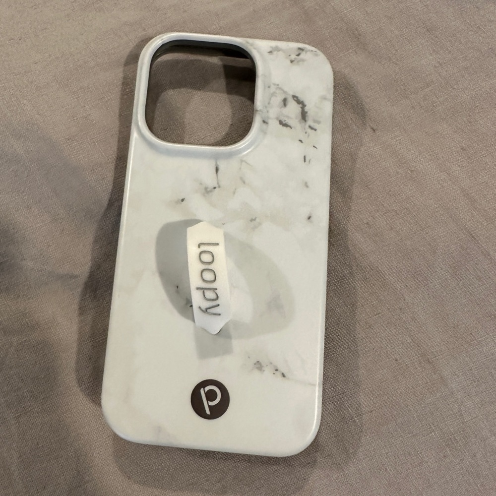 Loopy Case White Marble Phone Case